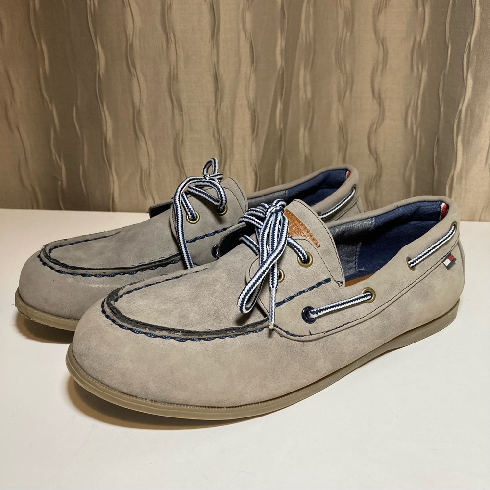 🌺Tommy Hilfiger Big Boy's 4 Douglas Hampton Boat Moc Loafer
